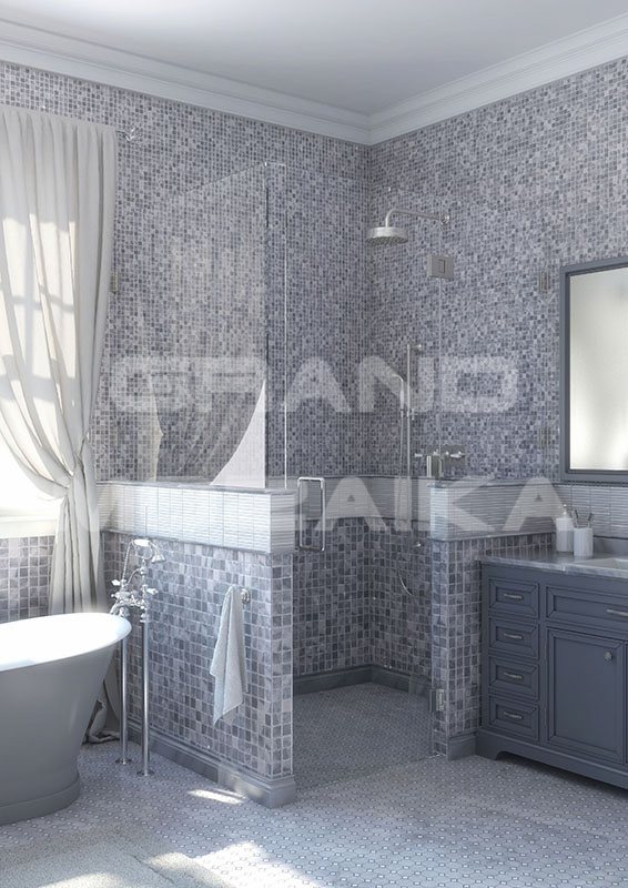 Мозаика 7M033-20P (Bardiglio Nuvolato) серия Adriatica