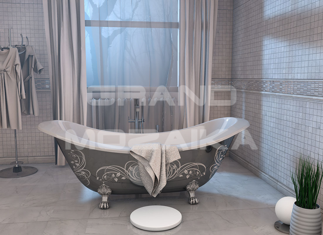 Мозаика M088-48P (Carrara) серия Adriatica