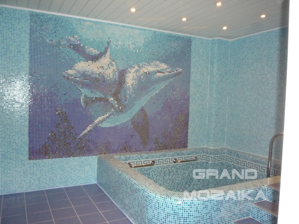 Панно Панно “Два дельфина” серия Панно Rose