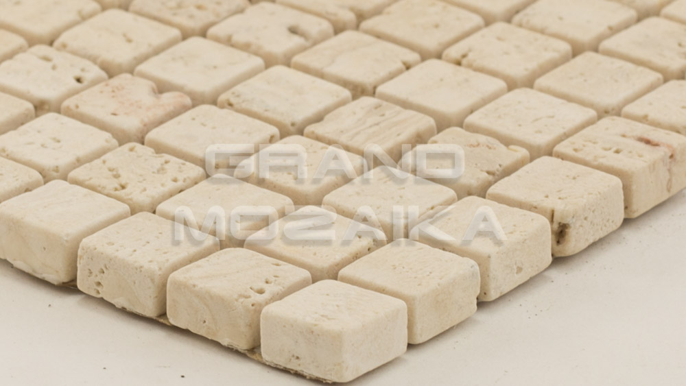 Мозаика АМ-11С (Travertine) серия Marble
