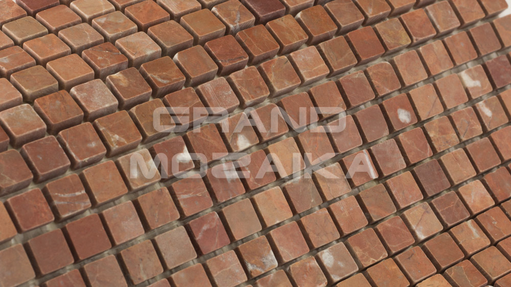 Мозаика АМ-27П (Tea Rose) серия Marble