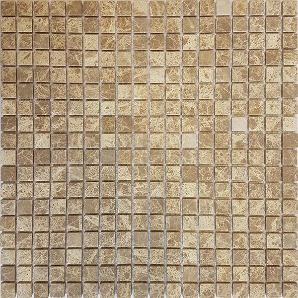 Мозаика АМ-4С (Emperador Light) тонкая серия Marble Slim