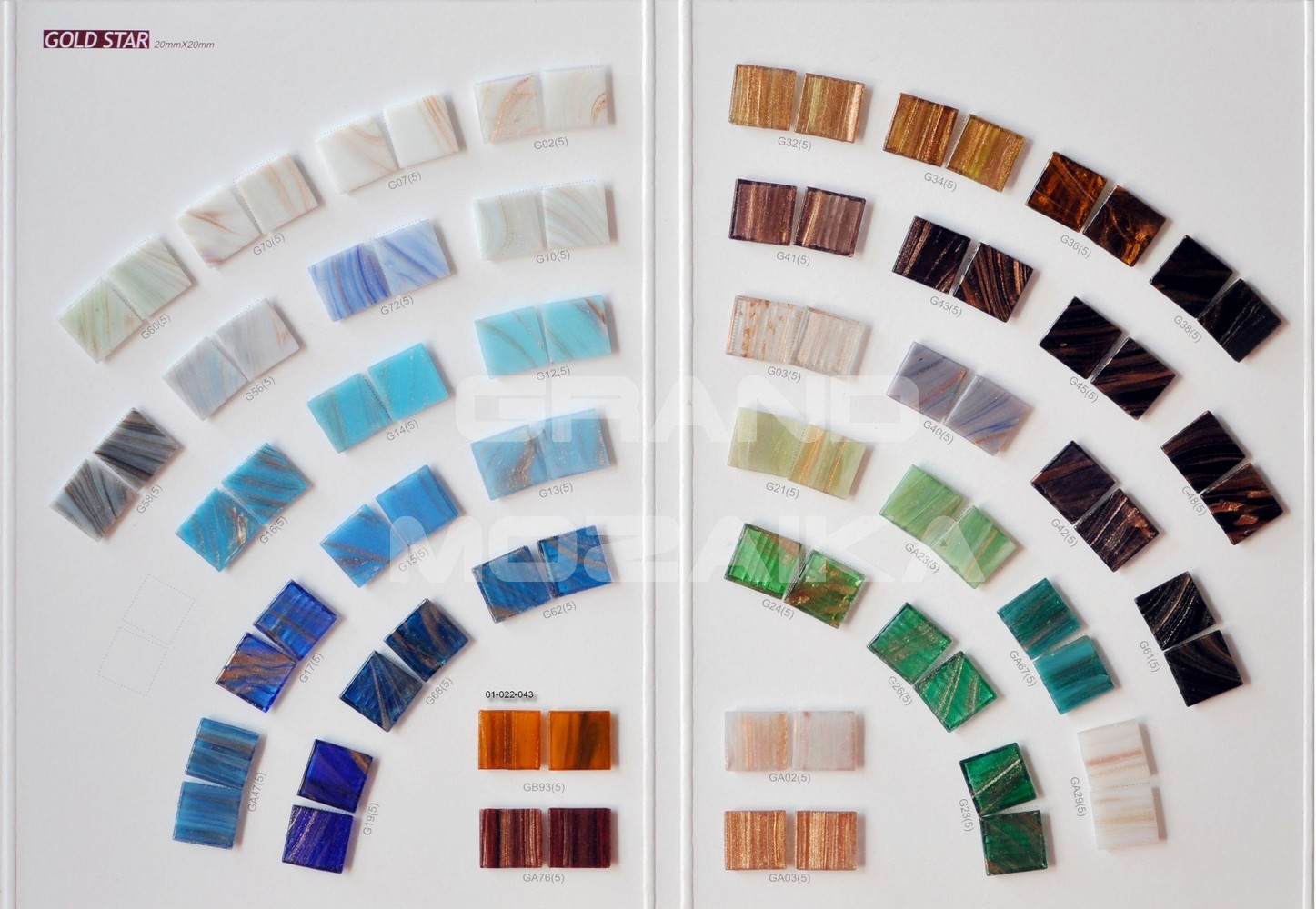 Мозаика GA21 серия Goldstar