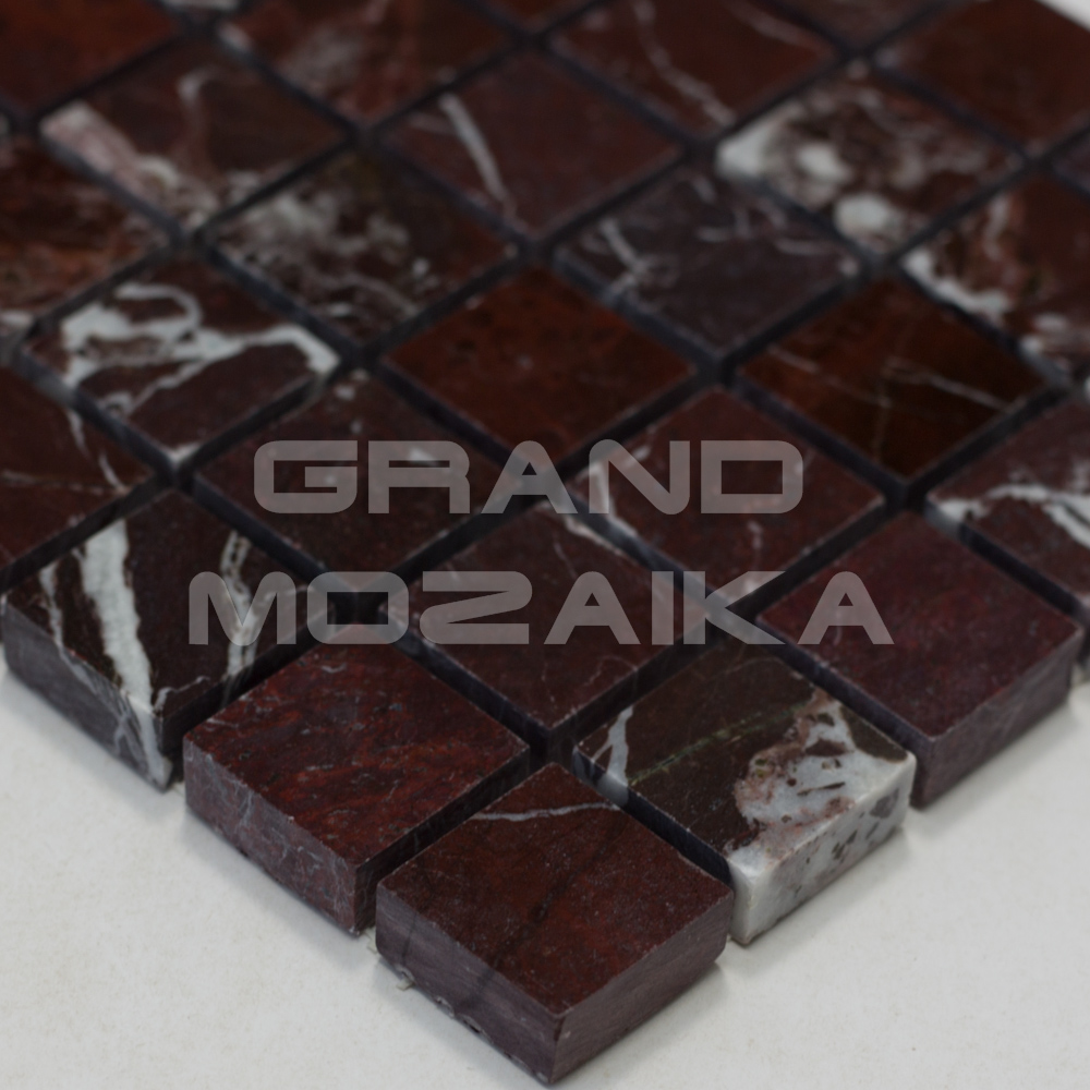 Мозаика ROSSO LEVANTO 23*23 серия Anatolian Stone