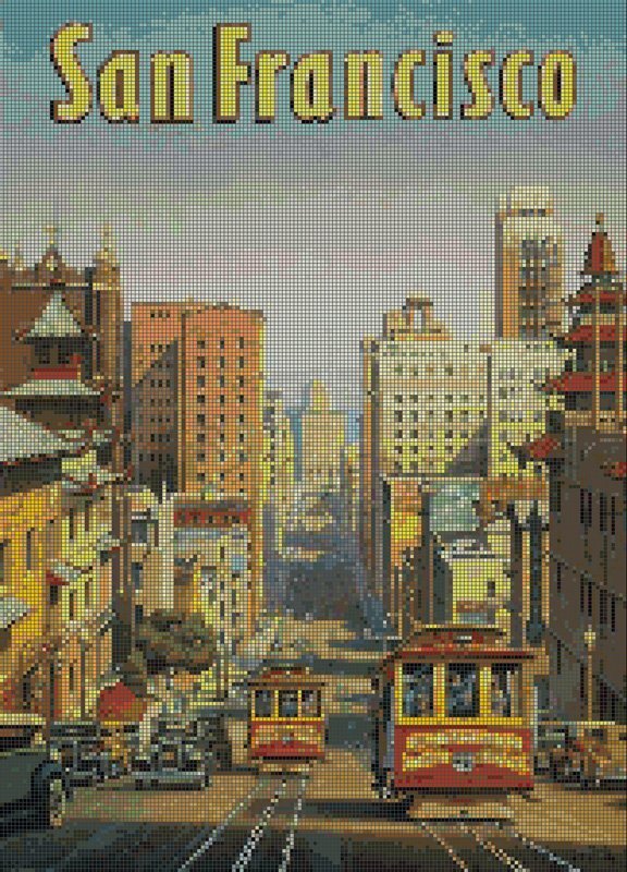 Панно C001 серия Панно Пиксель