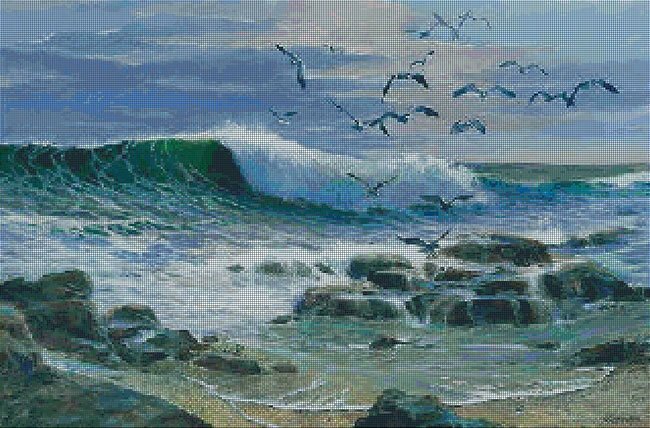 Панно SEA-06 серия Панно Пиксель