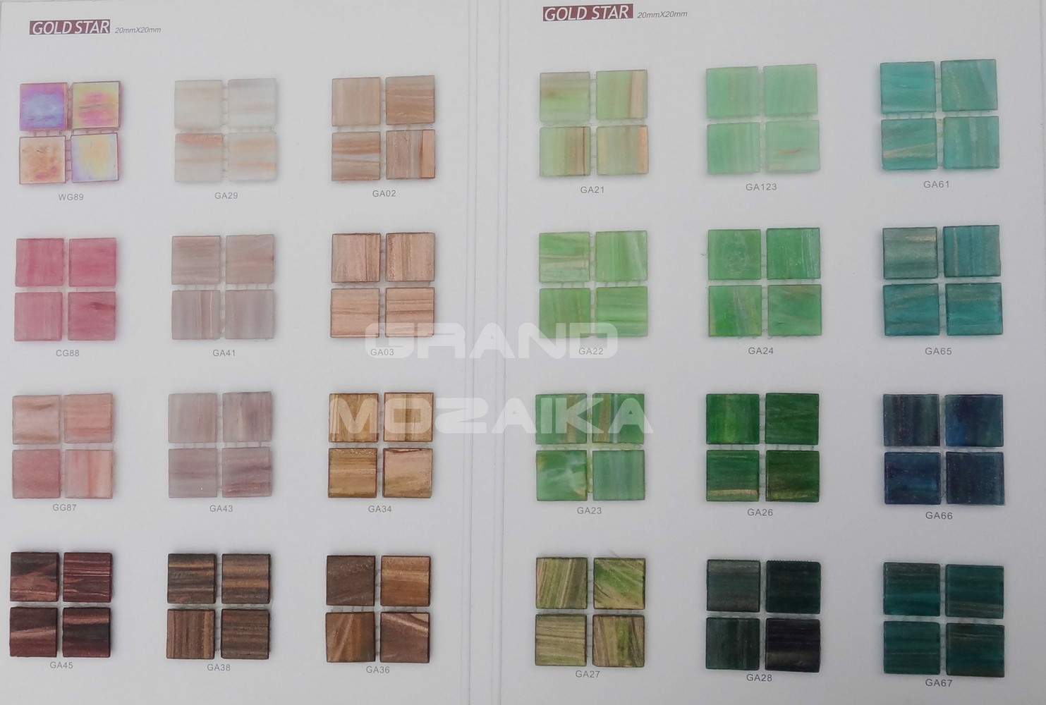 Мозаика GA34 серия Goldstar