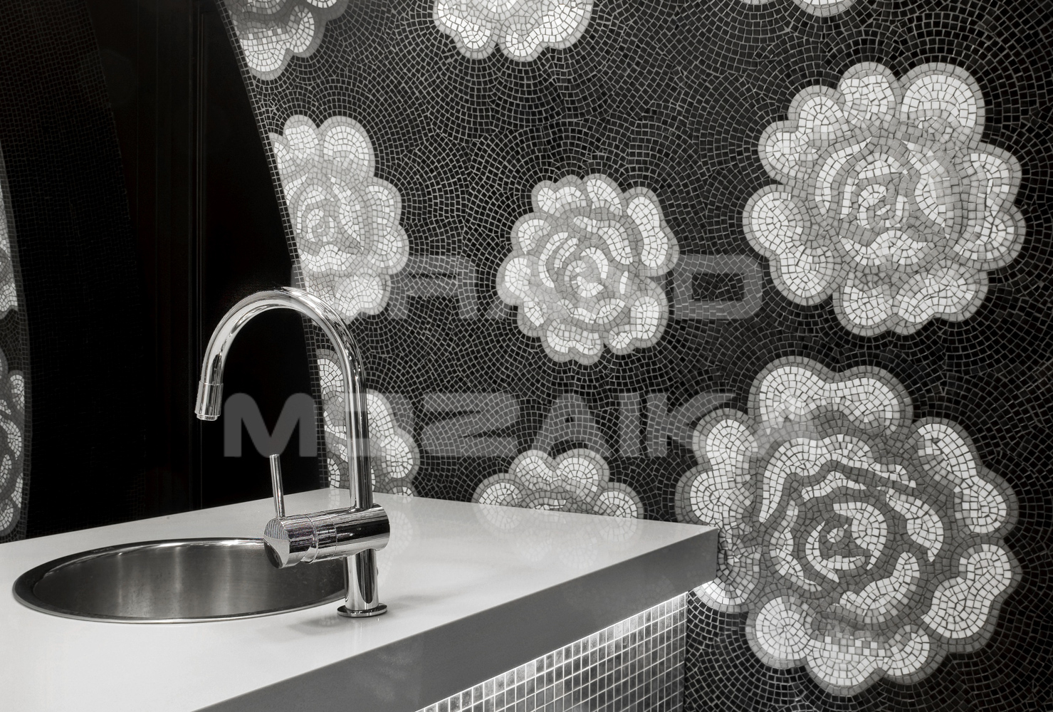 Панно rose di paest um a серия Artistic Mosaic