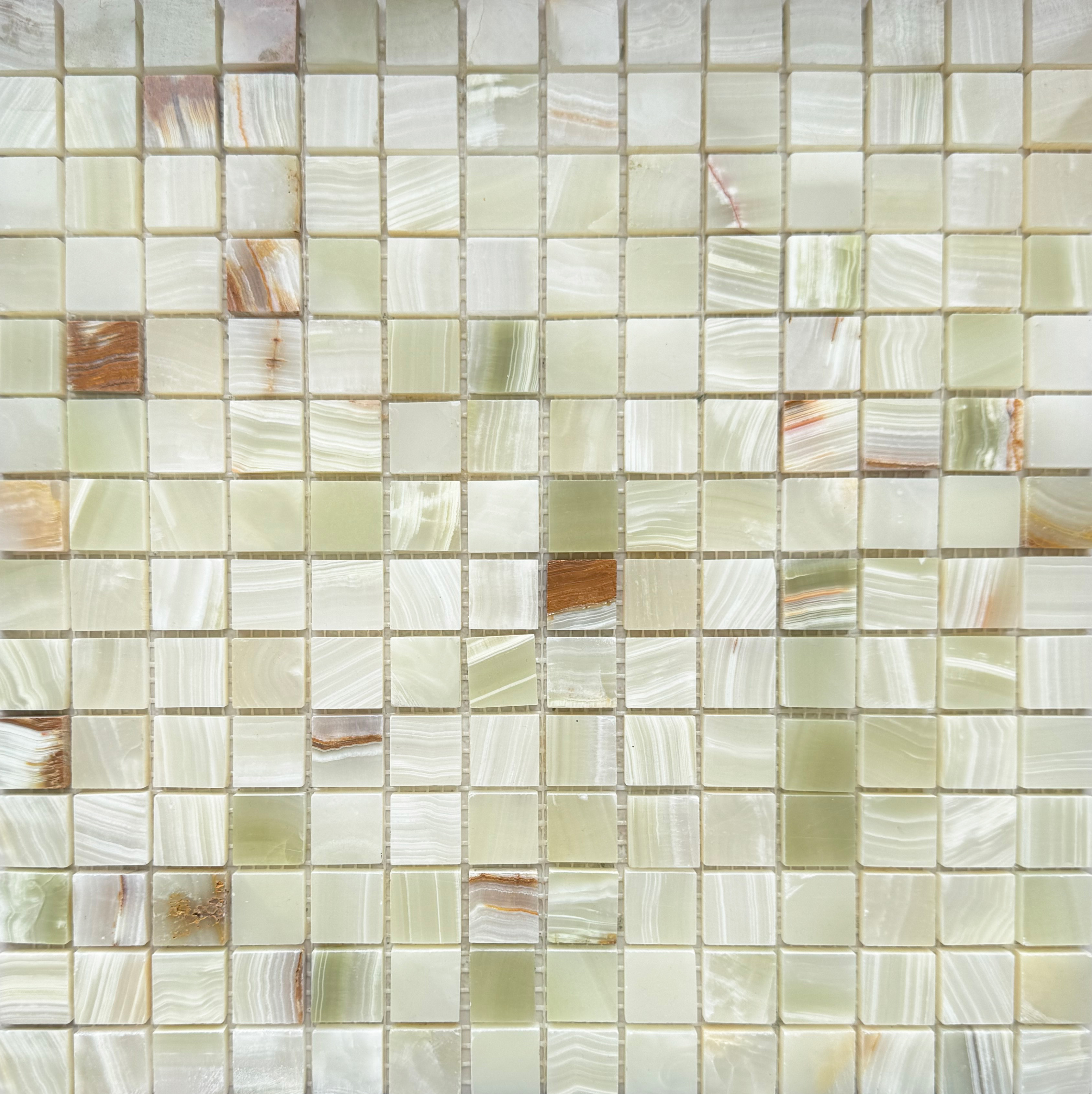 Мозаика Green Onyx (JMST21205) 20X20 серия Wild Stone