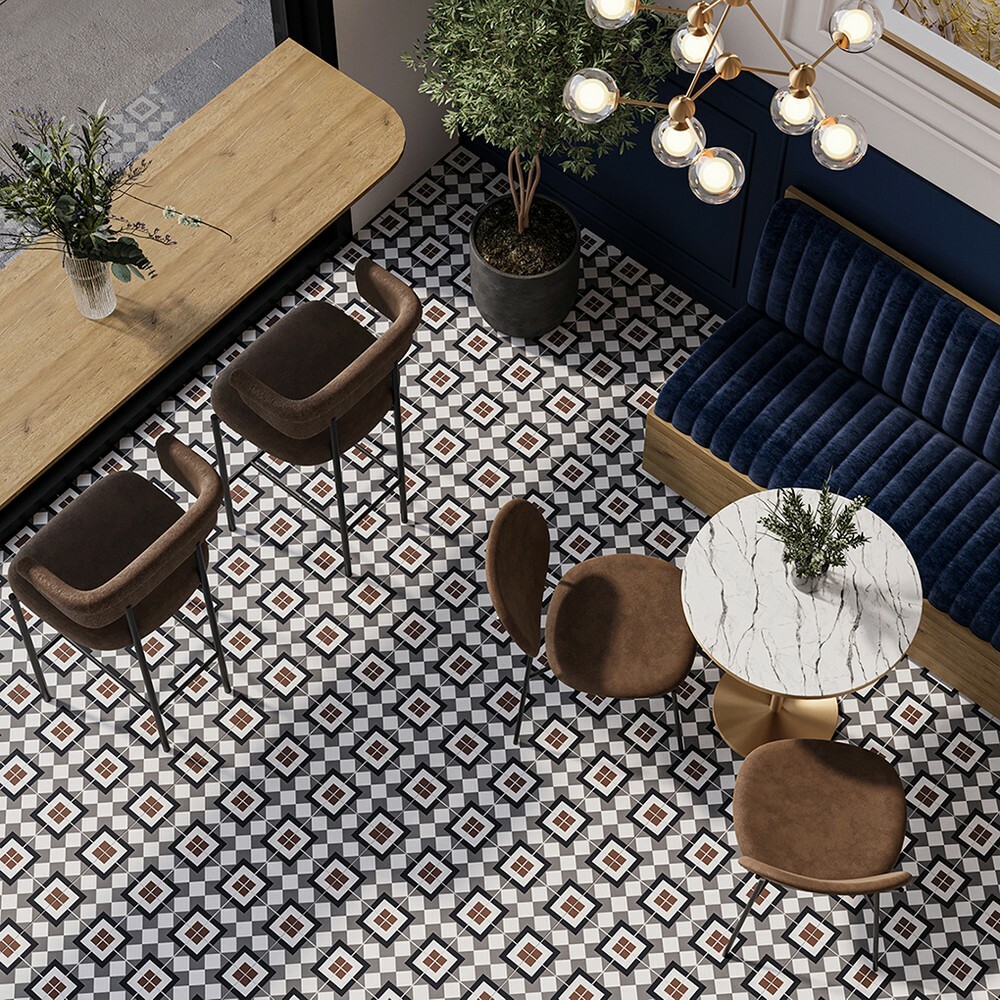 Плитка Bristol Red 60x60 Matt серия Carpets