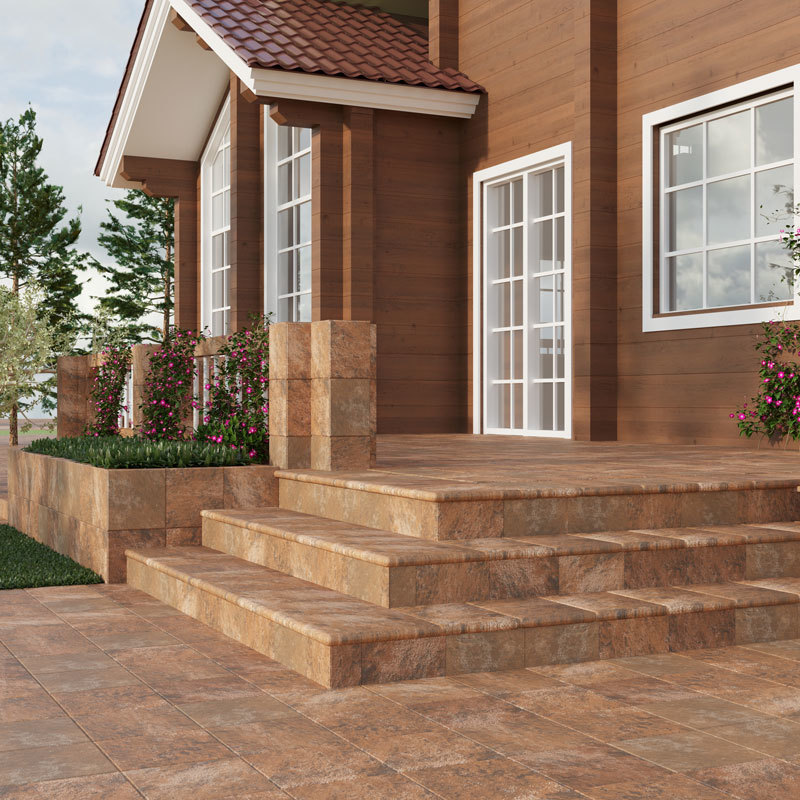 Подступенок TABICA MANHATTAN RED Плитка-подступенник 12х24,5 серия Manhattan Red