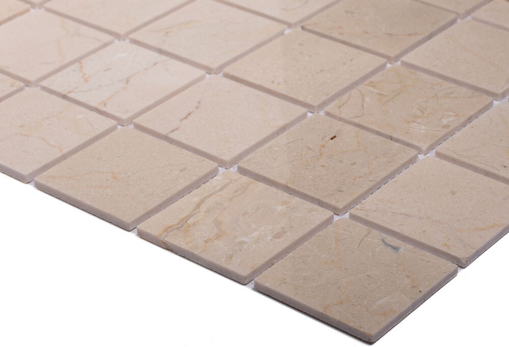 Мозаика Crema Marfil Polished 48x48 серия Wild Stone