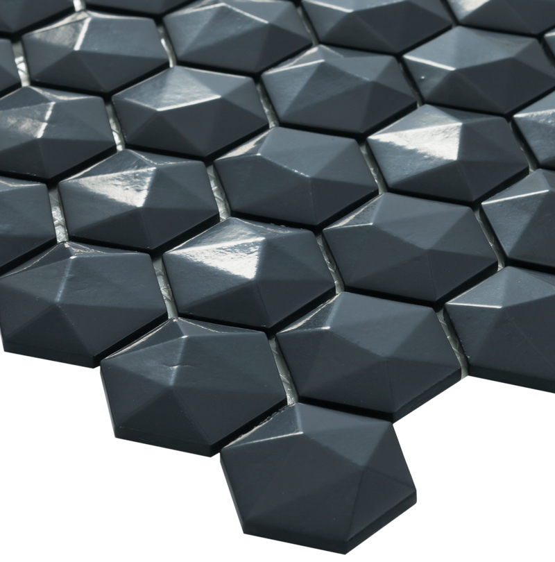 Мозаика Matt 903D Hex Black серия Nordic