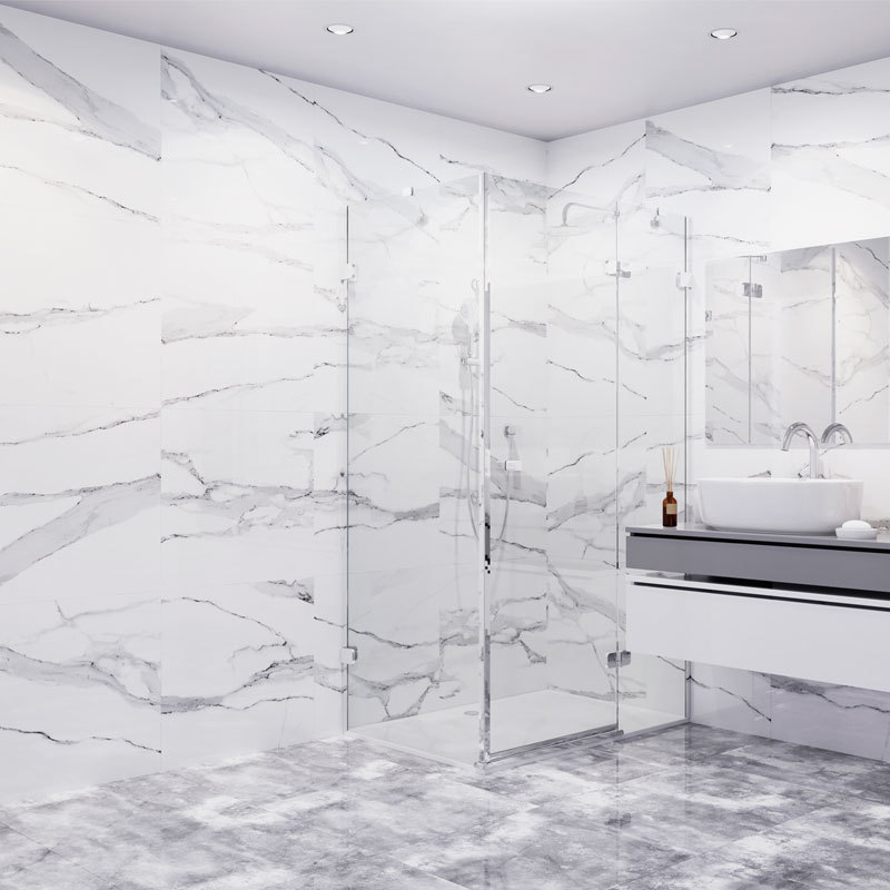 Плитка Milos Statuario 60x60 Polished серия Oasis