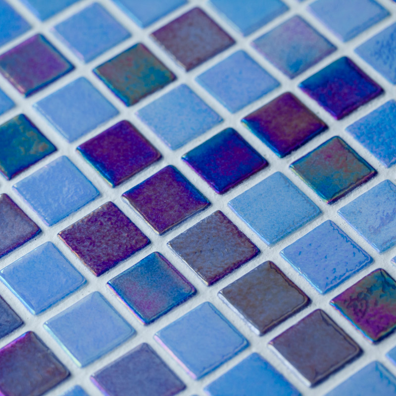 Мозаика Mix Deep Blue 552/555 серия Shell Glass