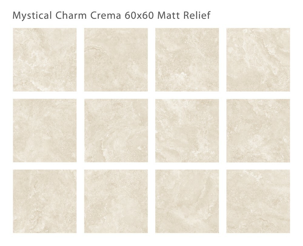 Плитка Mystical Charm Crema 60x60 Matt серия Relief