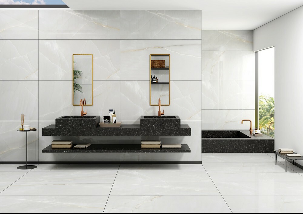 Плитка Orion Smoke 60x120 7мм Polished серия Modern