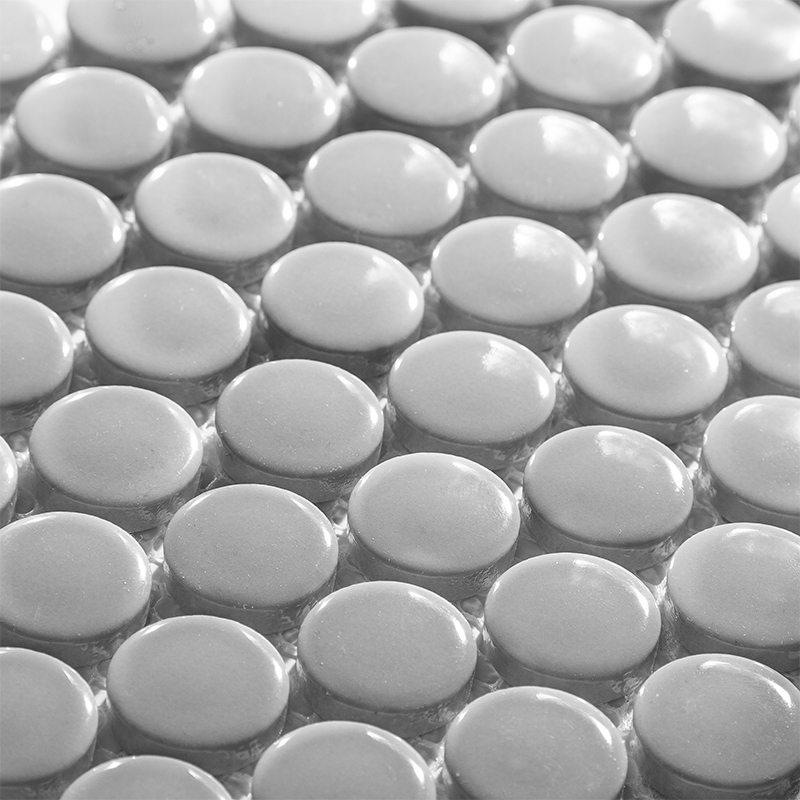 Мозаика Penny Round Grey Glossy (NK50096) серия Homework