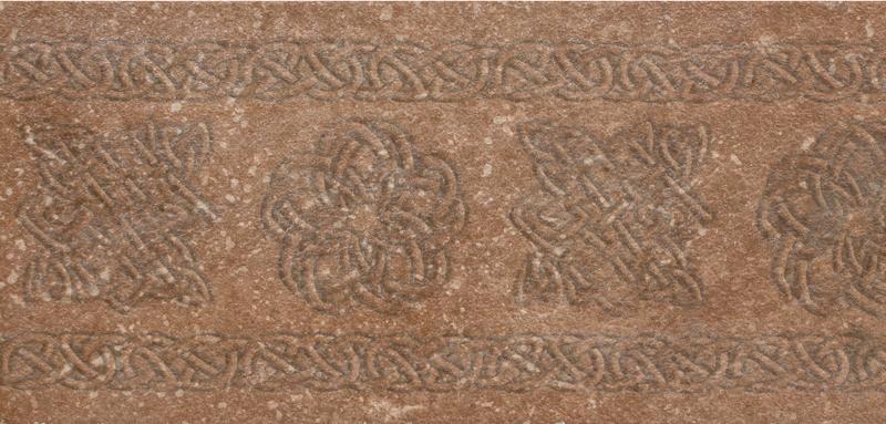 Подступенок STONE BROWN 15X33 Декор подступенник серия Stone V