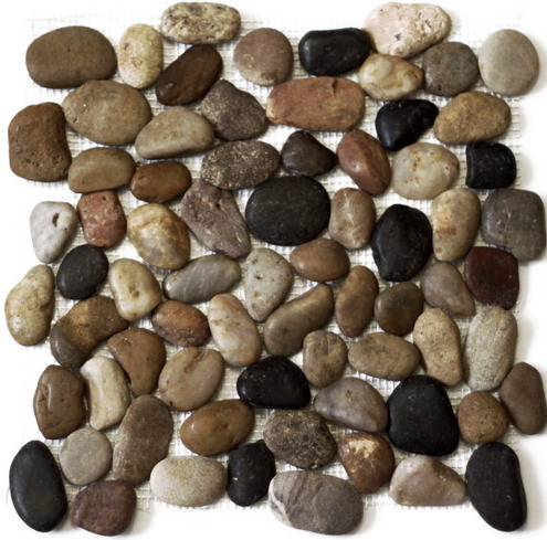 Мозаика 053259 MS00-5Т ГАЛЬКА серо-черный серия Nature