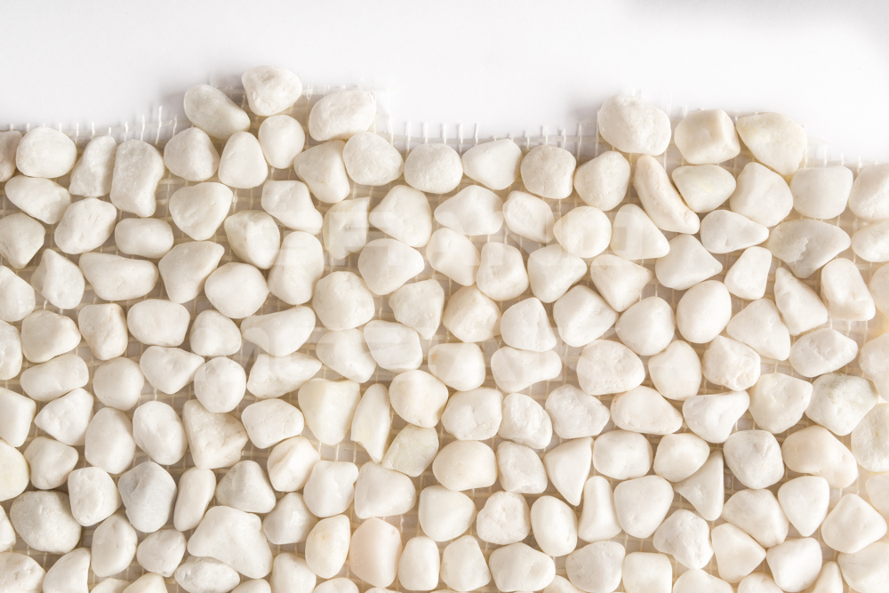 Мозаика 052361 MS5005 ГАЛЬКА крупная белая серия Nature