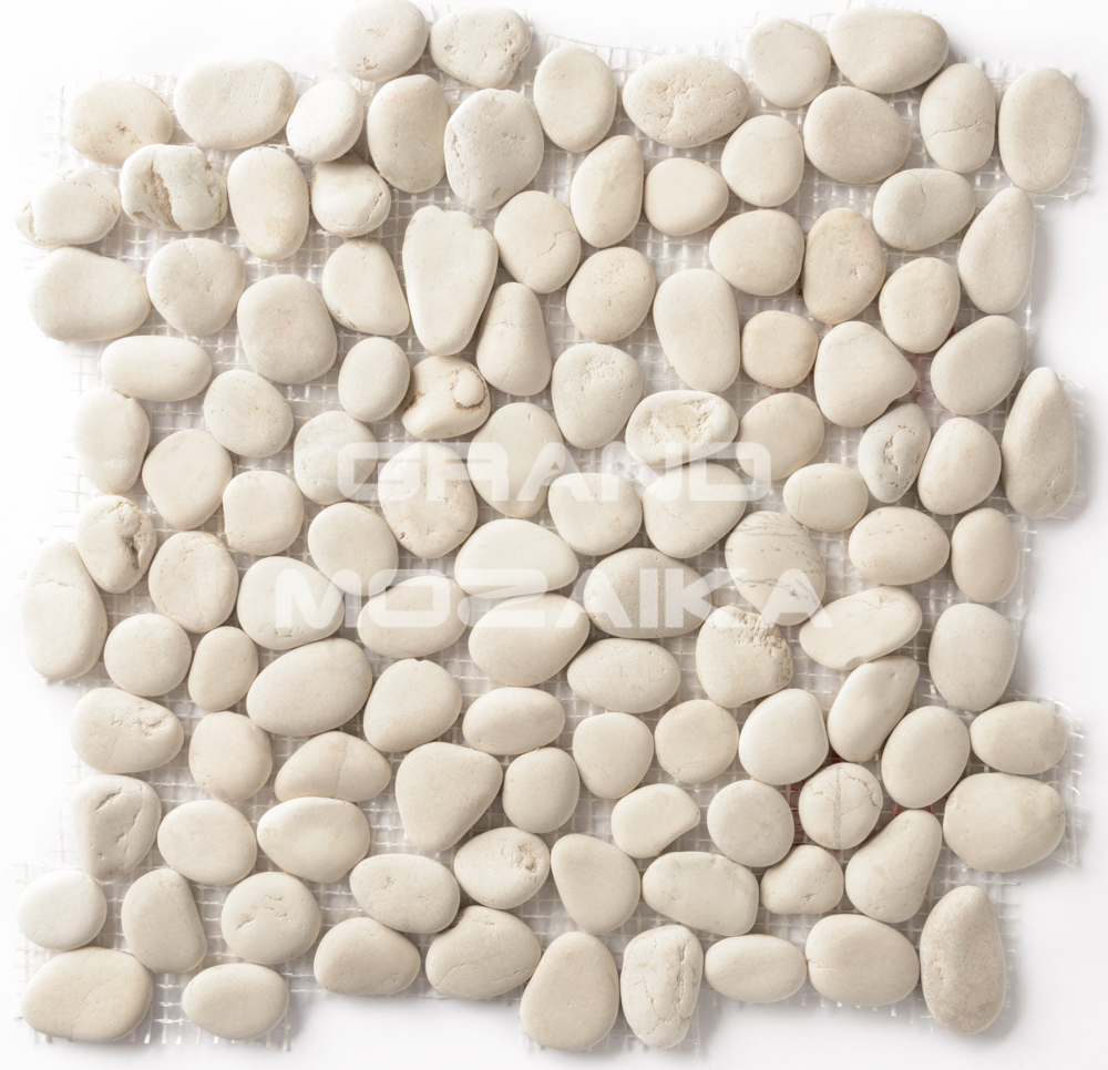 Мозаика 052348 MS8001 ГАЛЬКА белая серия Nature