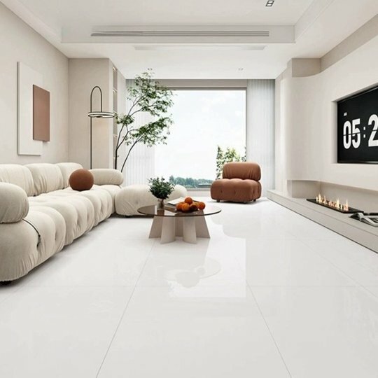 Плитка Studio white polish 60*120 серия Porcelain Tile Stone