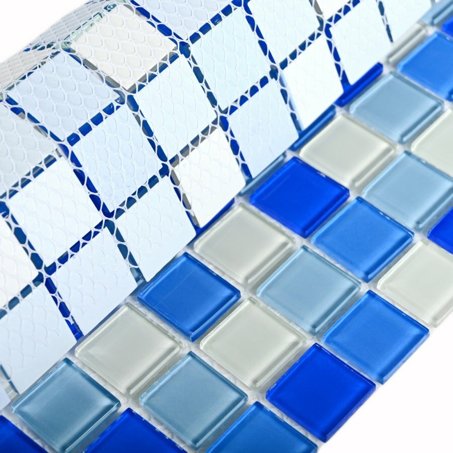 Мозаика Blue wave-3 серия Crystal Bona