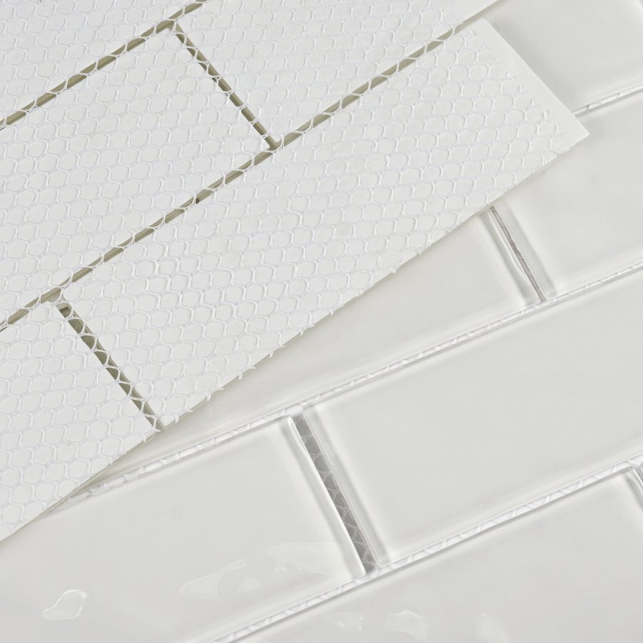 Мозаика Rumba White серия Glass