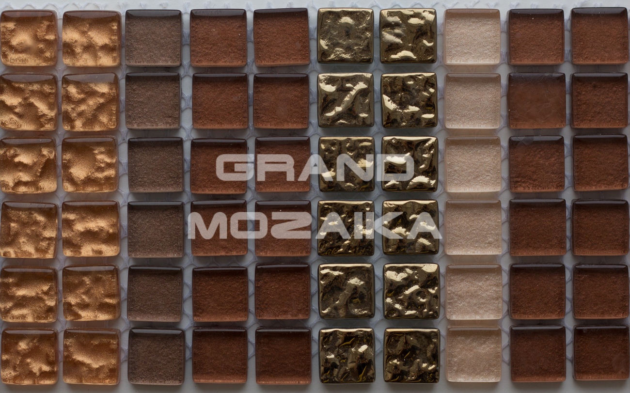Мозаика Brown Stripes серия Orro Glass