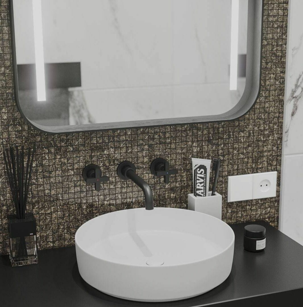 Мозаика Emperador Dark Pol. 15X15x4 серия Orro Stone