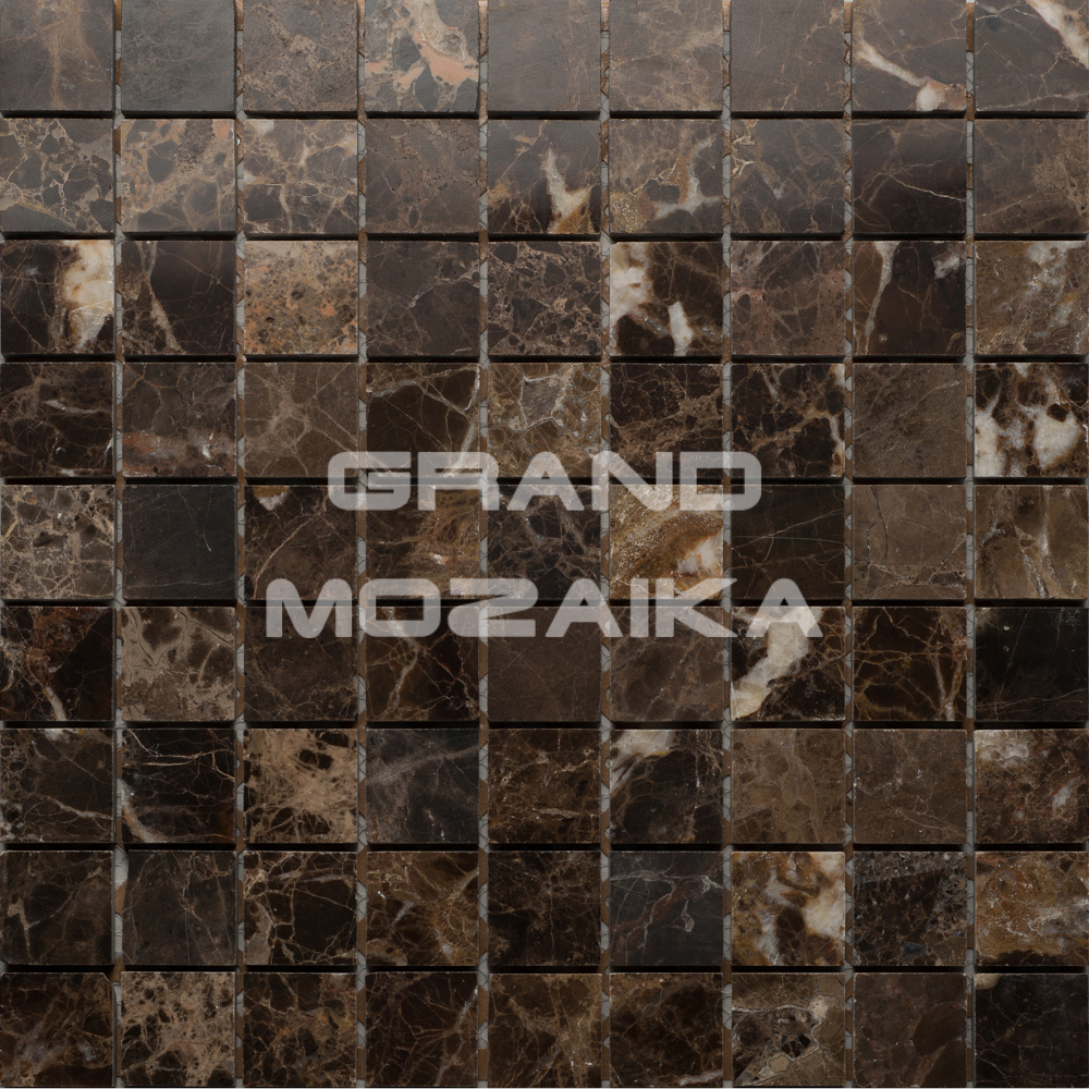 Мозаика Emperador Dark Pol. 30X30x7 серия Orro Stone