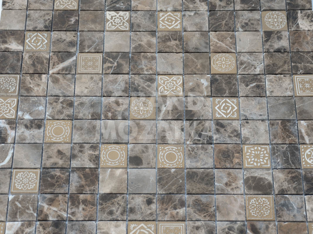 Мозаика Art Emperador Dark серия Art Stone