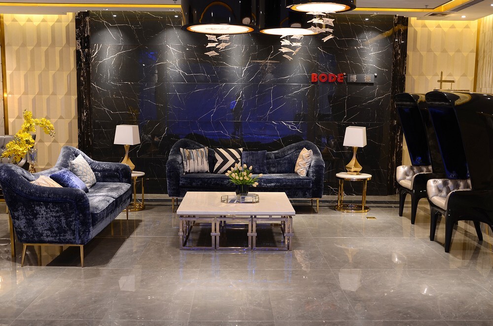 Плитка Nuvola antracite 120x60 POL серия Marble Porcelain