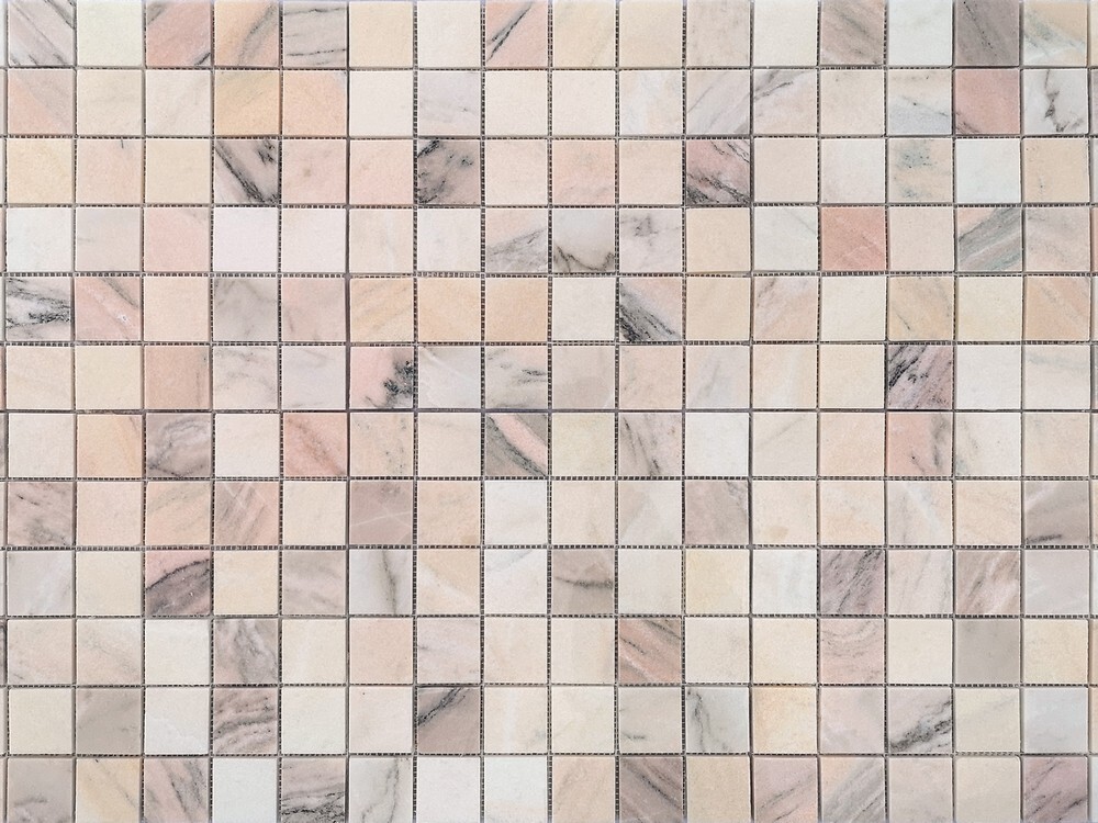 Мозаика Rosa Salmone POL 48x48x7 серия Pietrine