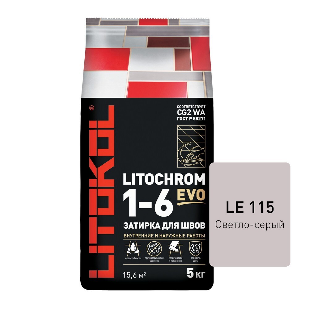 Затирка LITOCHROM 1-6 EVO LE.115 5 серия LITOCHROM 1-6 EVO