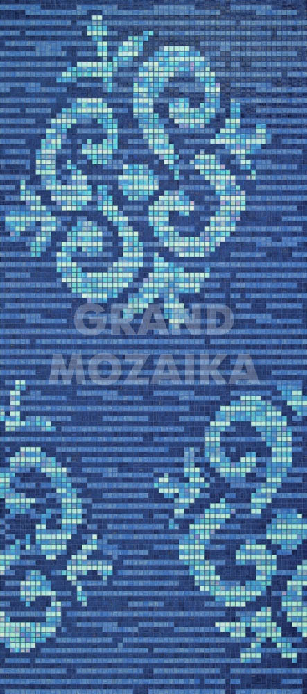 Панно Ginseng Blue серия Decorations