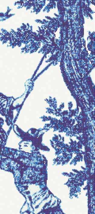 Панно Jardin Bleu H серия Decorations