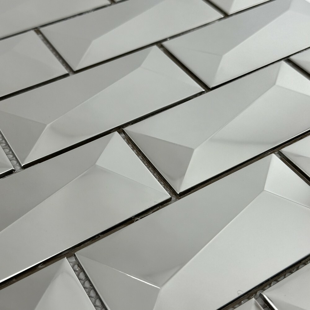 Мозаика BRICK METAL серия Mosaic Stainless Steel