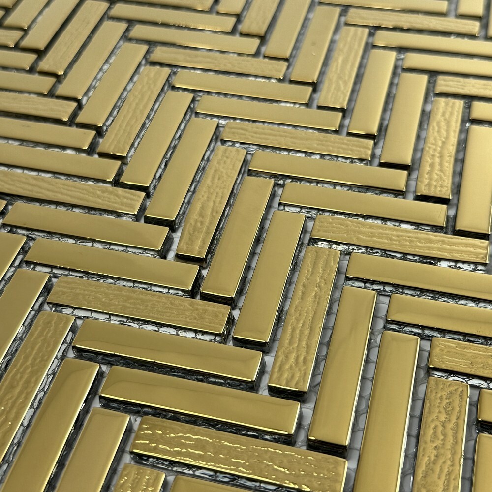 Мозаика CHEVRON GOLD серия Glass-M