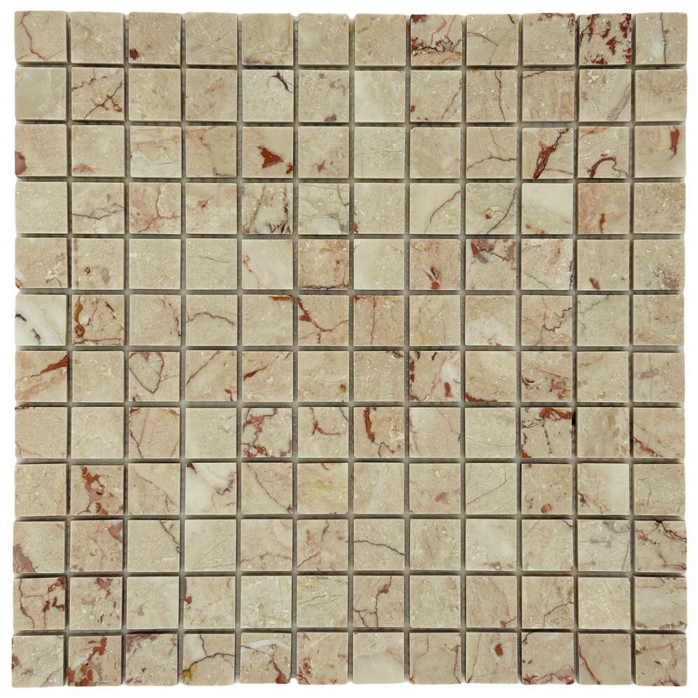 Мозаика CREAM ROSE 23x23 серия Marble Stone