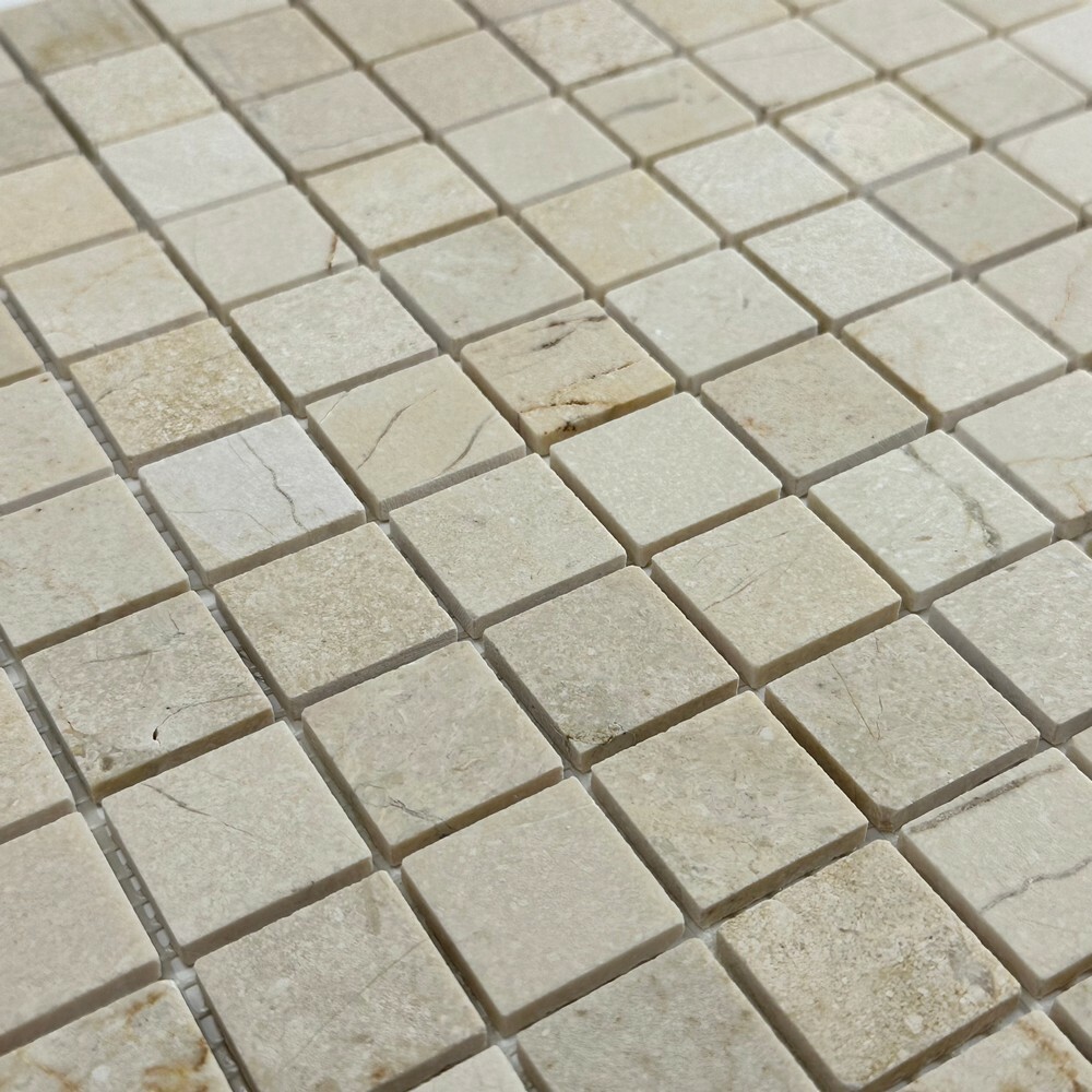Мозаика CREMA MARFIL MAT 23x23 серия Marble Stone