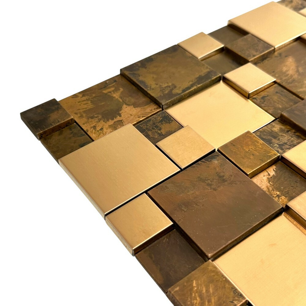 Мозаика METAL BRONZE 3D серия Brass