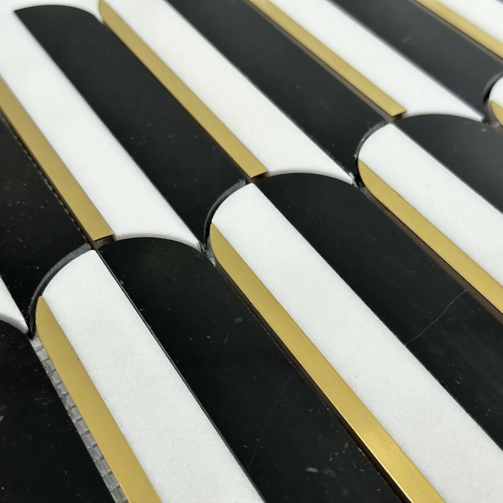 Мозаика PIANO BLACK серия Carpet Series