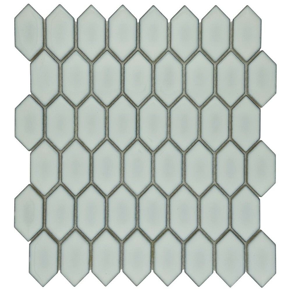 Мозаика ROMBI WHITE серия Glass-M